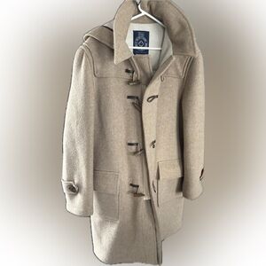 The Men's Store Tan Toggle Pea Coat
